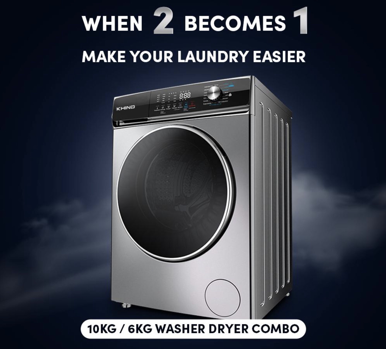 KHIND Washer Dryer 2-in-1