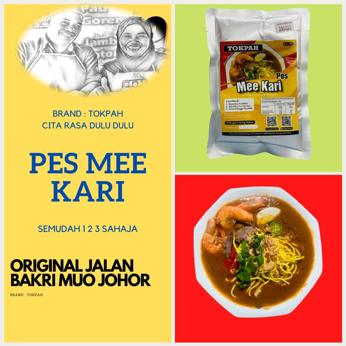 TokPah Pes Mee Kari Original Muo Johor 👍🔥