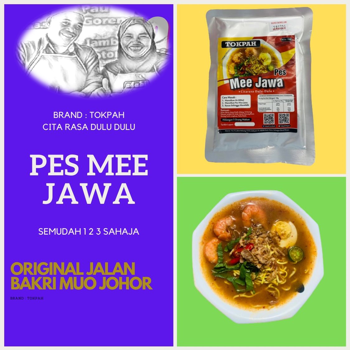 TokPah Pes Mee Jawa Original Muo Johor! 👍🔥